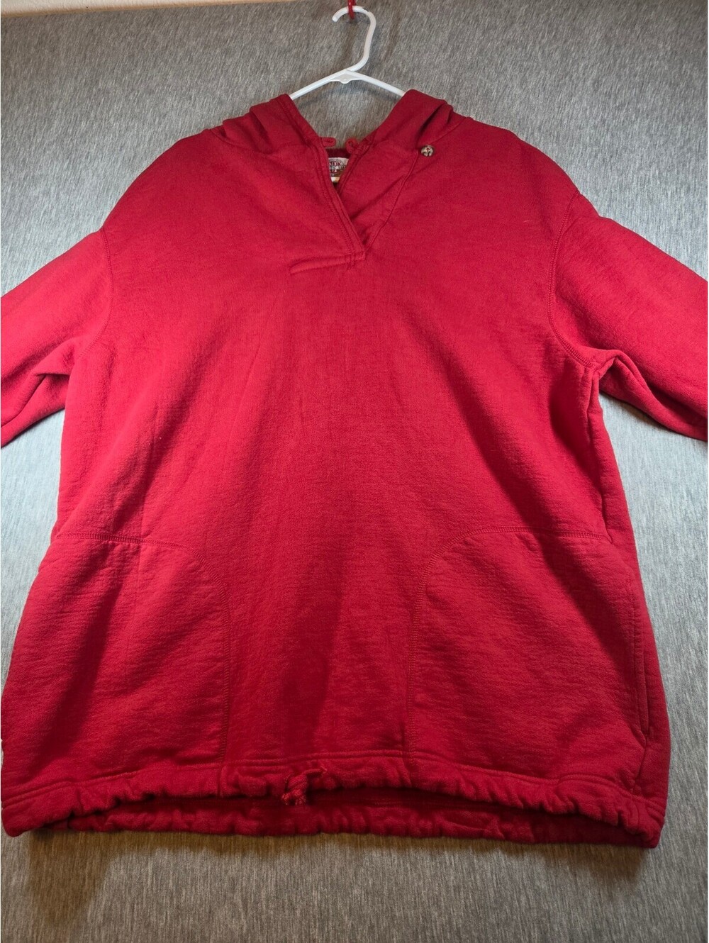 Non-Fiction Athletic Gear Red Pullover Hoodie Sweatshirt Medium